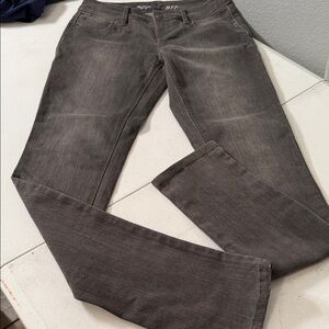 The Limited Straight Leg Jeans in Faded Charcoal Gray